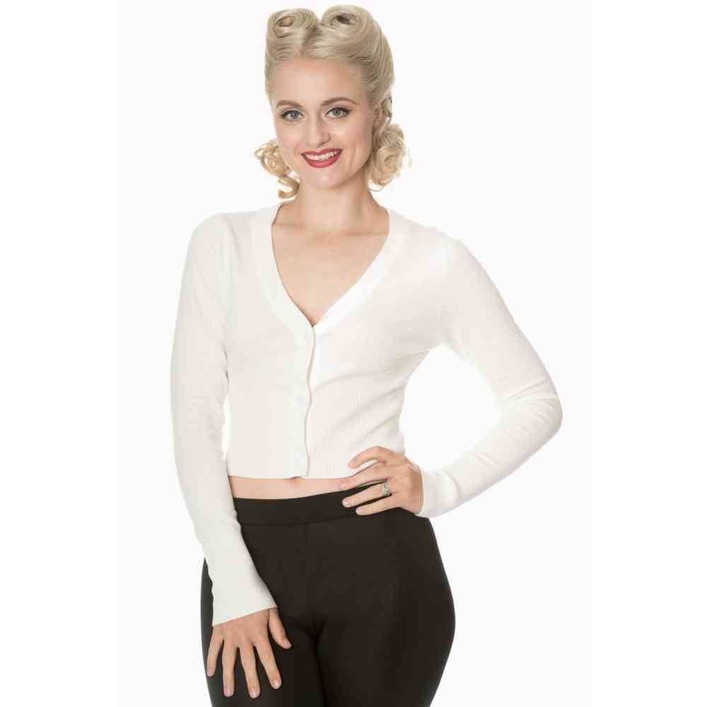 Dancing Days - LETS GO DANCING Cardigan - Blanc Product image